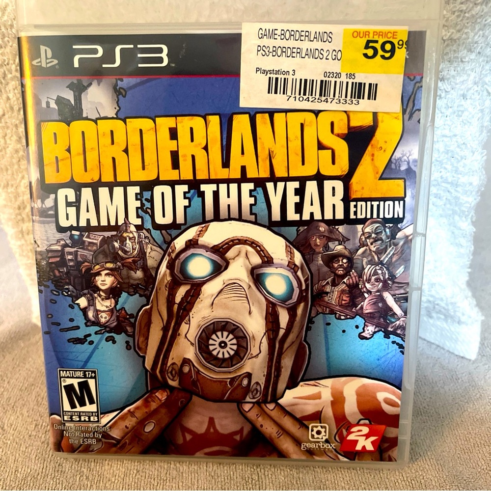 Borderlands 2 Game of the Year Edition PS3 CIB Both Discs New Unused Manuel New